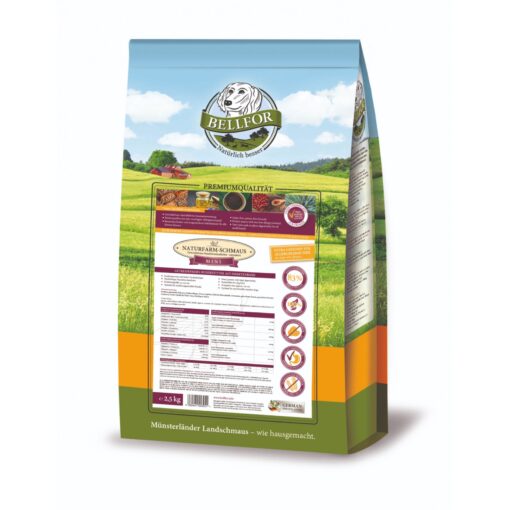Bellfor Naturfarm-Schmaus mini, hypoallergn à base d'insecte 2.5Kg Krokettengrösse 0,6cm