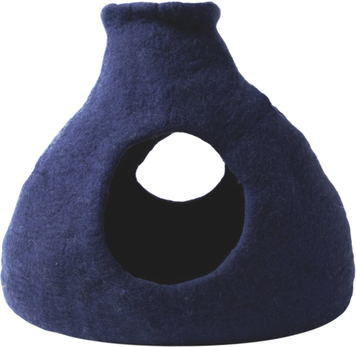 DDKC Höhle Purr-a-Boo, navy 36x25x36cm