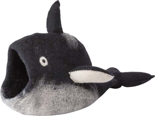 DDKC Höhle Orca, schwarz/weiss 54x28x20cm