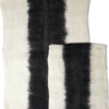 DDKC Tapis Ombré, Noir/Blanc