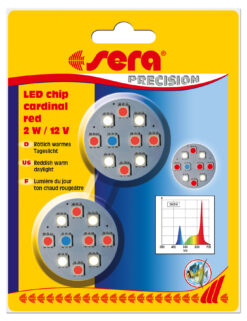 sera LED chip cardinal red 2W / 12V