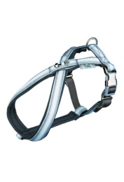 Softline harnais Dog Prince, XS-S: 30-46cm/15mm, gris/blanc