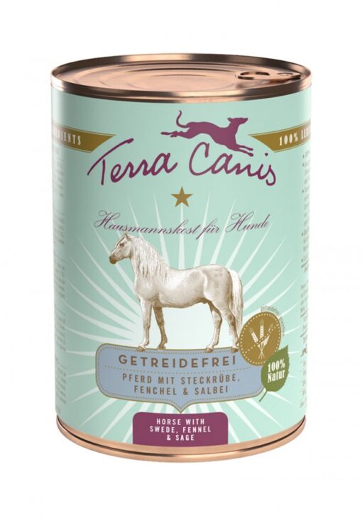 Getreidefrei Pferd mit Steckrübe, Fenchel & Salbei 800g